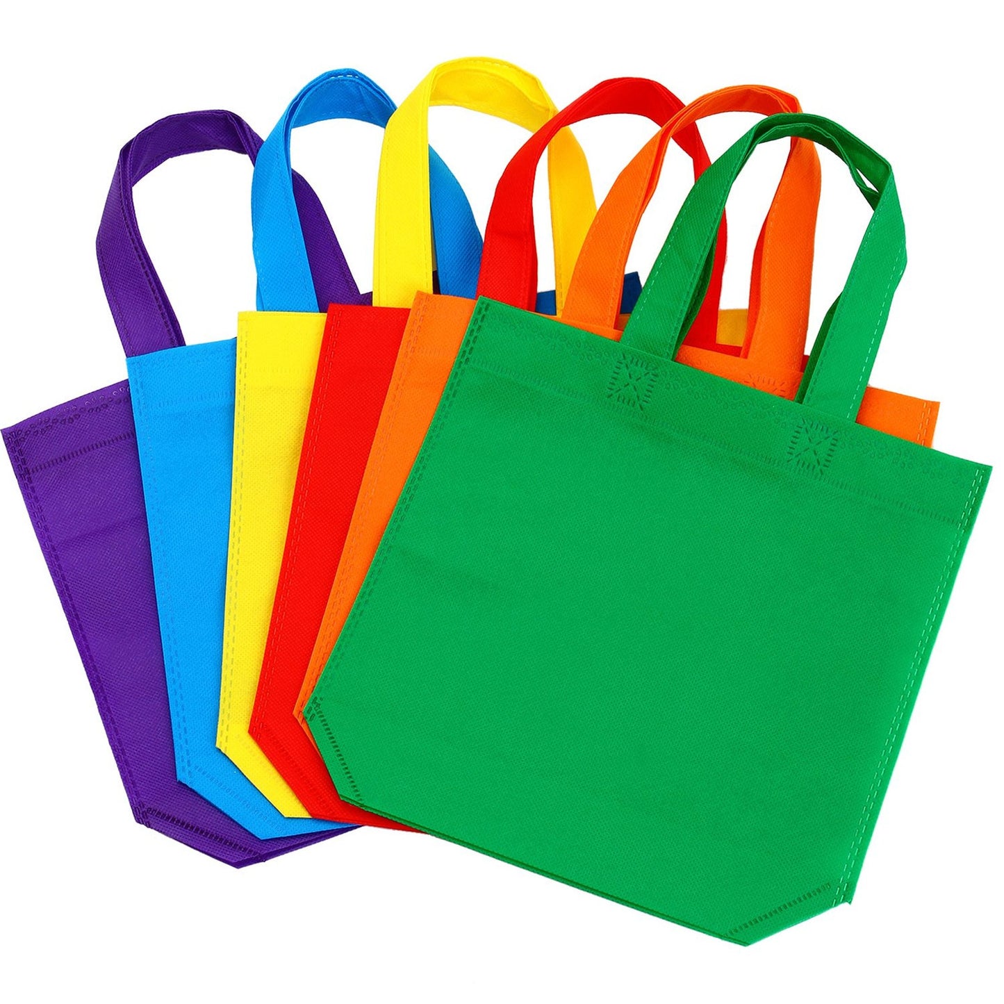 24 Pack Non-Woven Tote Bags for Parties and Gifts