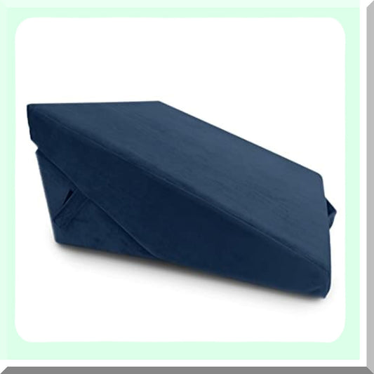 Trickonometry Memory Foam Body Positioner Pillow - 7-in-1 Adjustable Cushion for Sleeping, Reading, Acid Reflux, Heartburn Relief - Triangle Pain Liberator