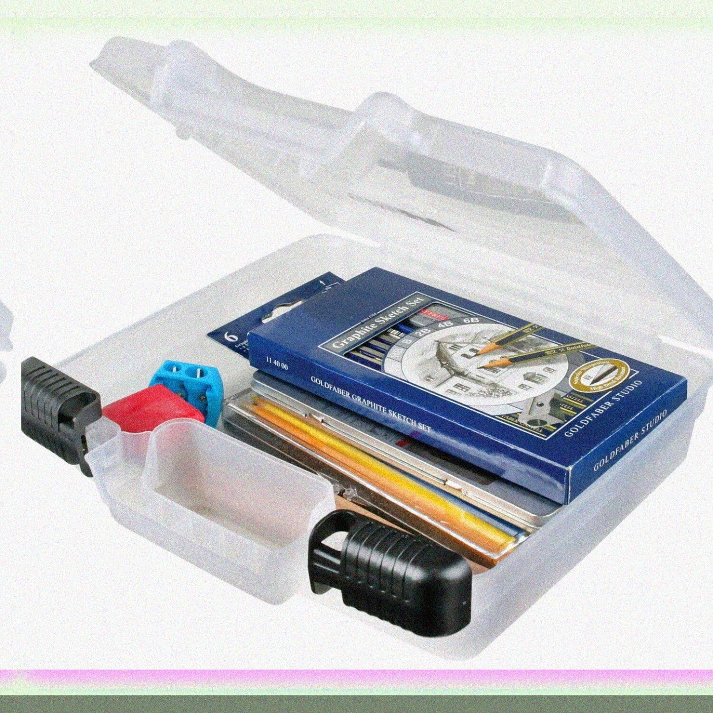 10 Inch Plastic Storage Case with Handle