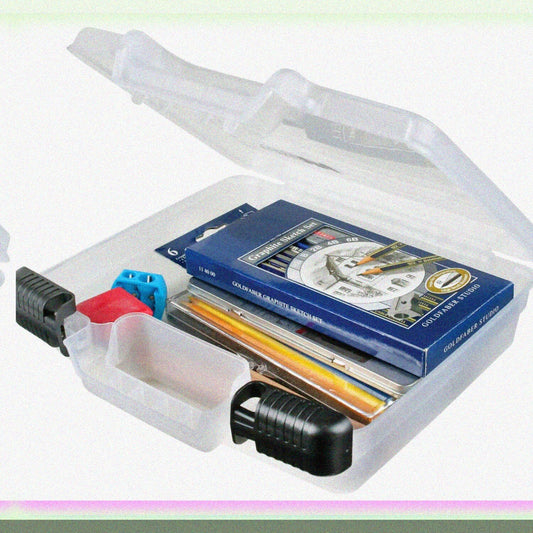 10 Inch Plastic Storage Case with Handle