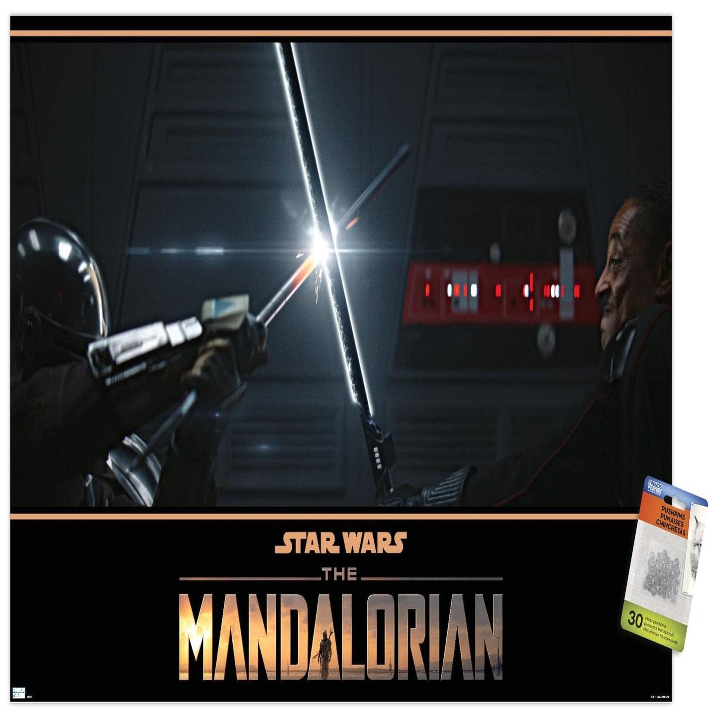 Mandalorian Season 2 Wall Poster with Push Pins