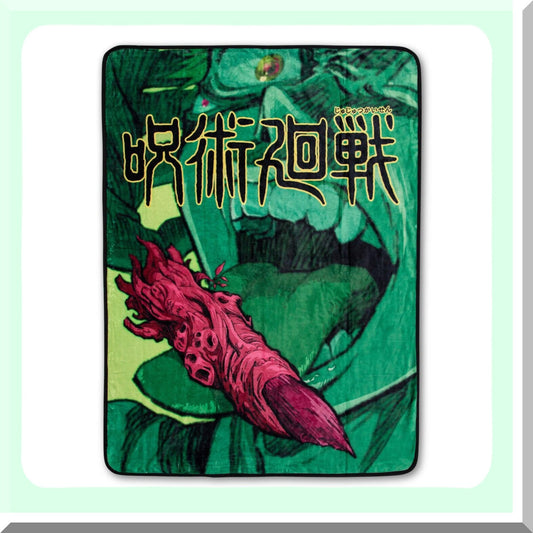Sukuna's Curse Microplush Throw Blanket - 45x60 Inches