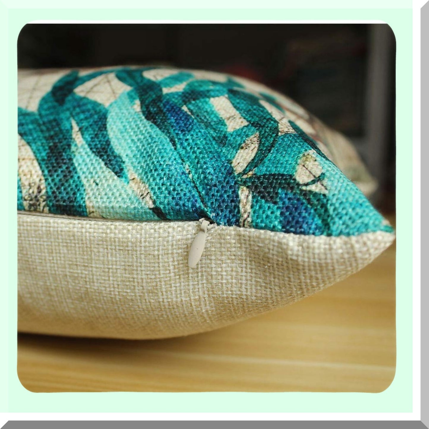 Sea Turtle Paradise Pillow Covers - Set of 2 Ocean Theme Decorative Cushion Cases for Patio Sofa & Couch, 18x18 Throw Pillow Covers