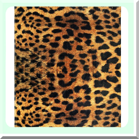 Wild Comfort Cheetah Print Throw - Super-Soft Extra-Large Fleece Blanket for Women, Girls, Teens, and Kids - Cozy 50x60in Leopard Blanket for Bed, Crib, or Couch