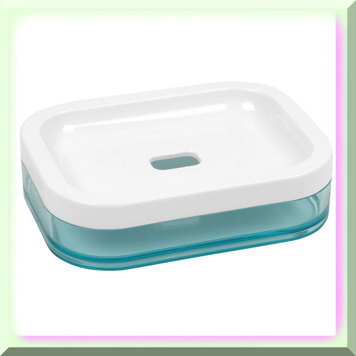 5-Piece Acrylic Bathroom Vanity Accessory Set with Trash Can