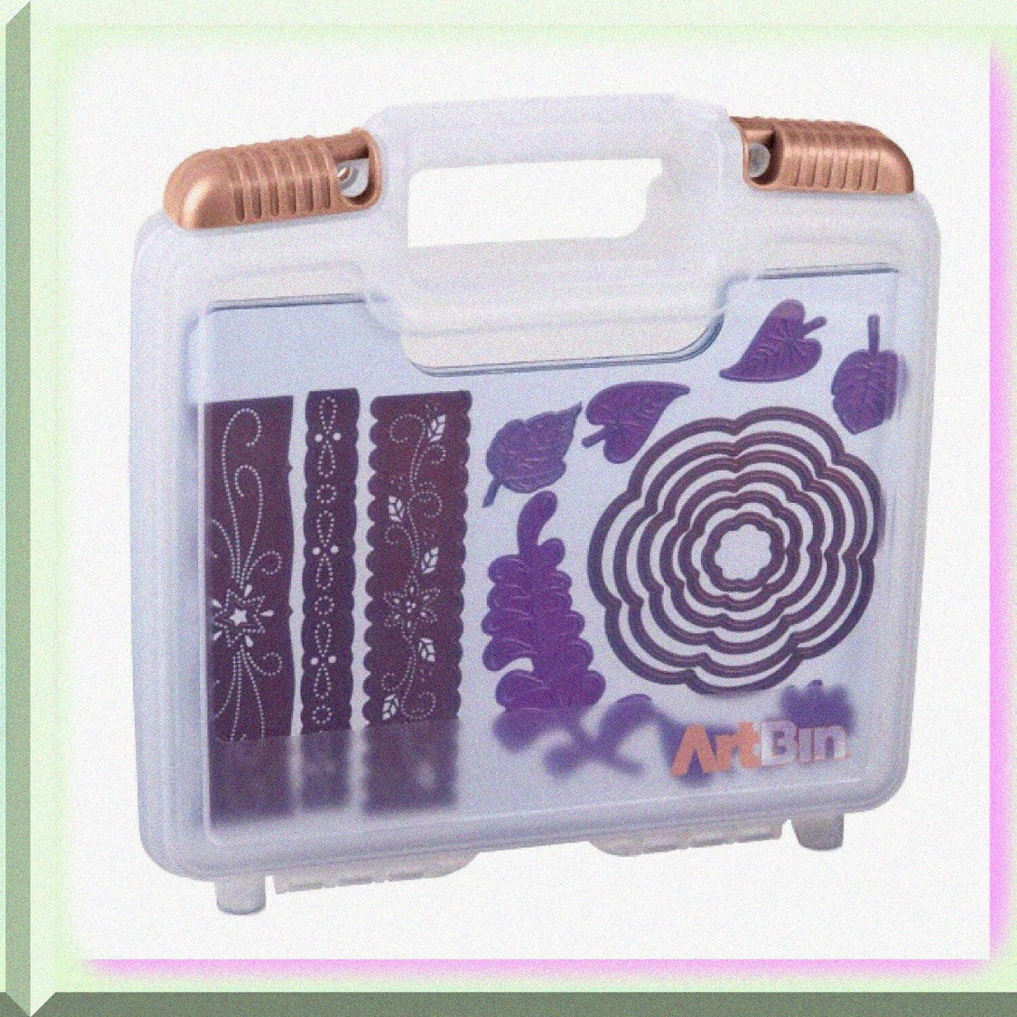 Magnetic Die Storage Case with 3 Sheets, Portable