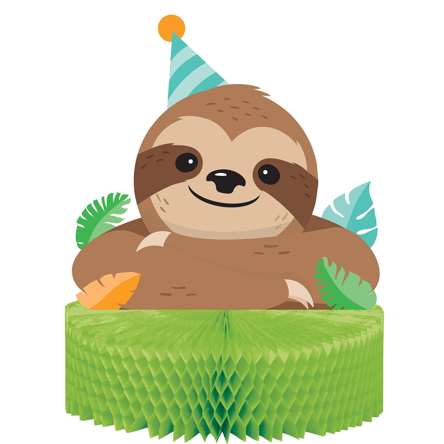 Sloth Party Centerpiece 9x12 Decorative Reusable