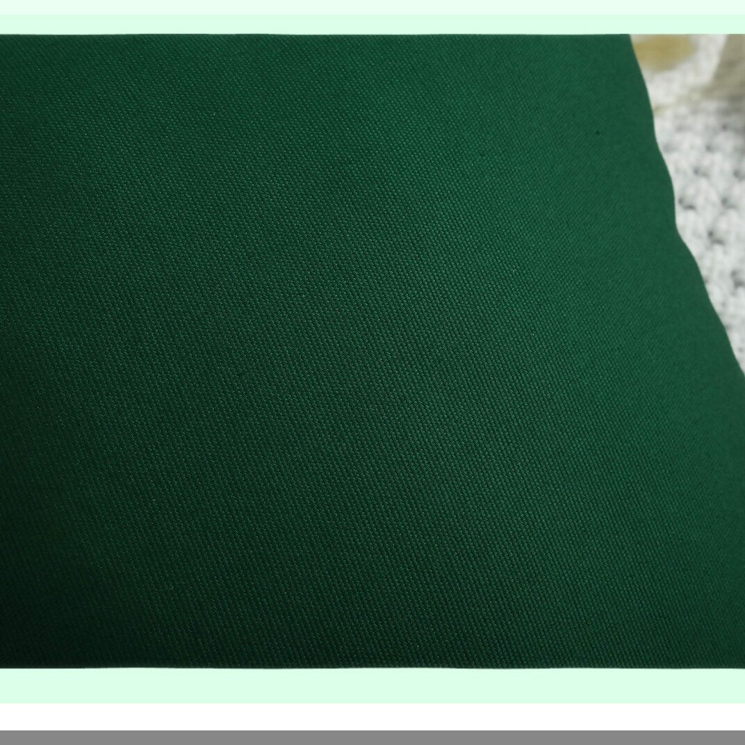 Deep Green Cotton Canvas Pillow Covers - Set of 2, 18x18 Decorative Cushion Covers in 45 Colors - Solid 100% Cotton, Pack of 1 - Home Decor Accents