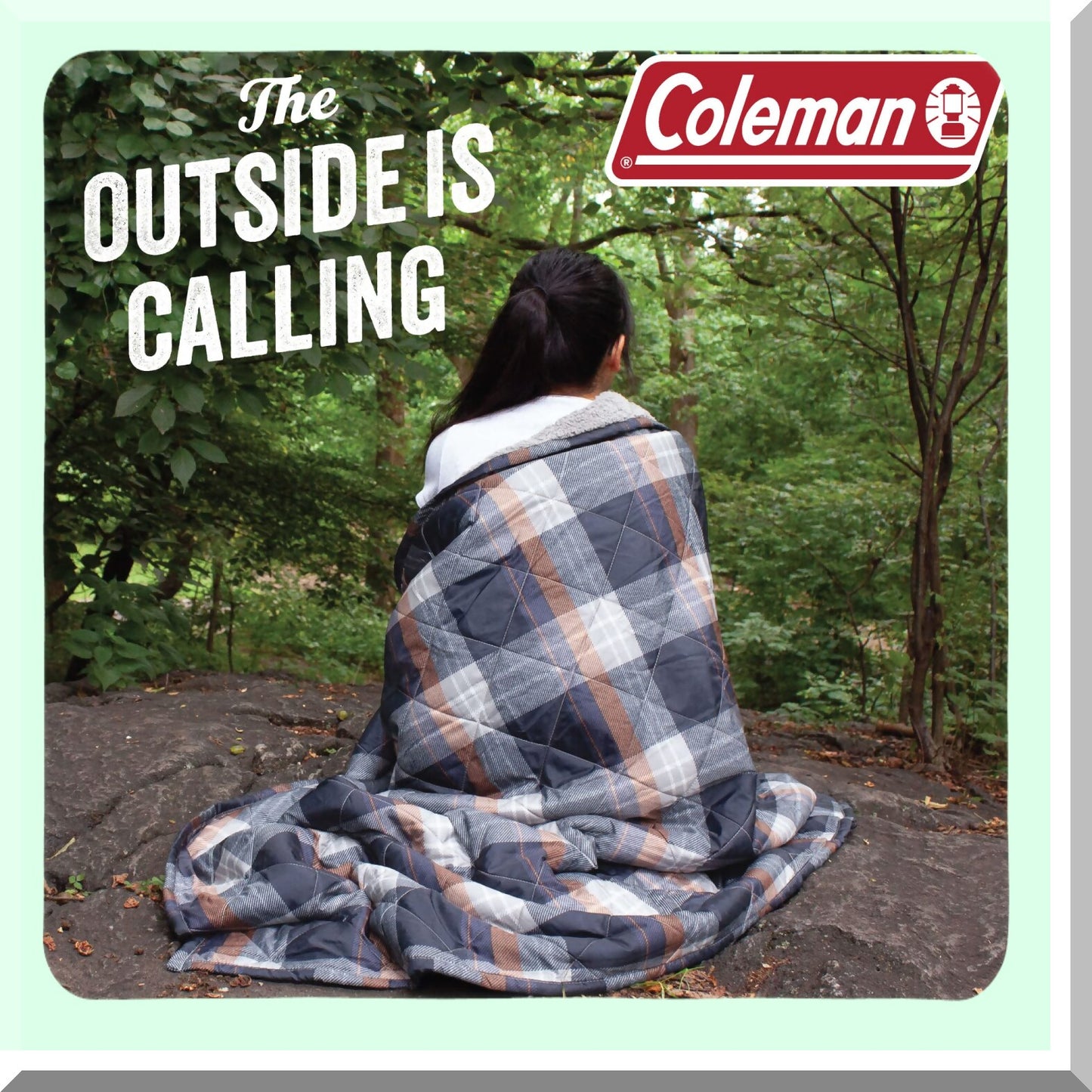 VersaCozy Reversible Water-Resistant Sherpa Throw Blanket 50x60 Inch, Navy