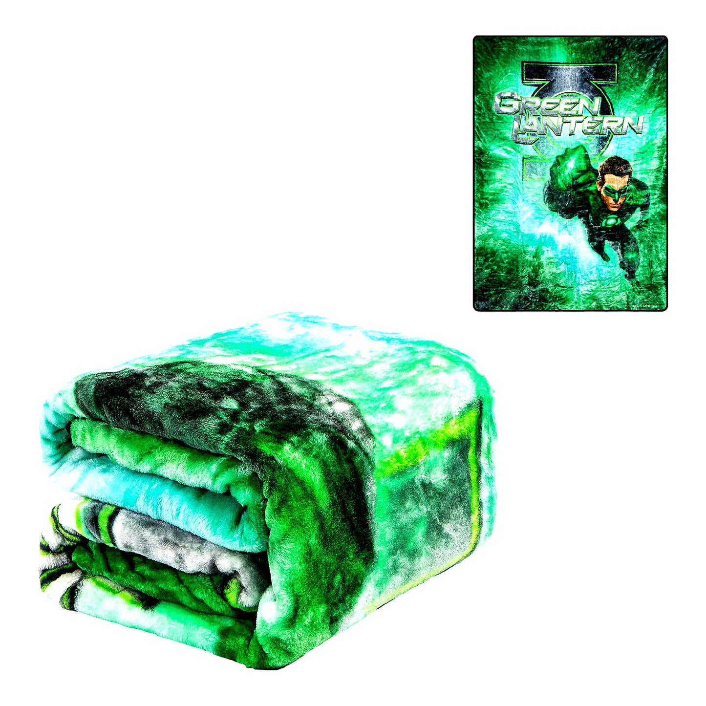 CozyGreen Lantern Twin Plush Throw - Perfect for Beds, Sofas, Couches, Picnics, and Camping - 60"x 80""