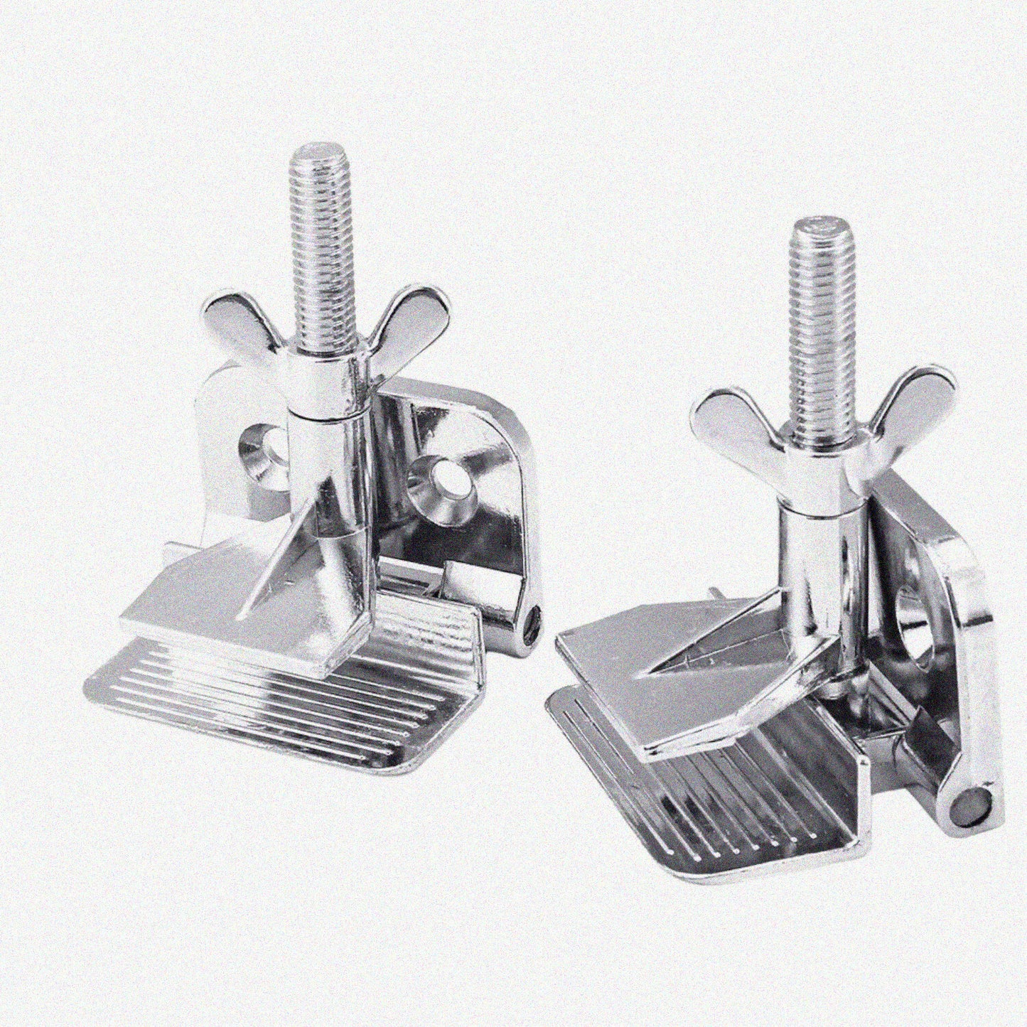 2Pcs Galvanized Alloy Screen Frame Hinge Clamps