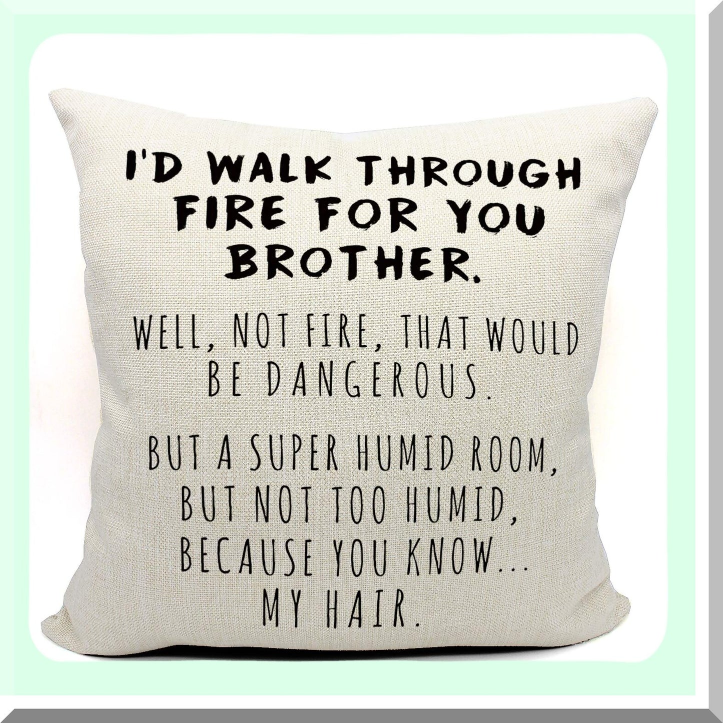 Sisterly Love Pillow Covers - Funny Birthday Gift Set for Sisters - Colorful 18x18 Decorative Cushion Covers - Unique Sister Gift Ideas