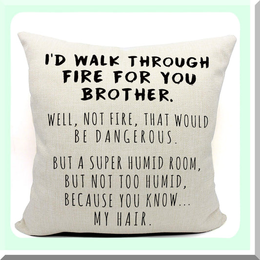 Sisterly Love Pillow Covers - Funny Birthday Gift Set for Sisters - Colorful 18x18 Decorative Cushion Covers - Unique Sister Gift Ideas