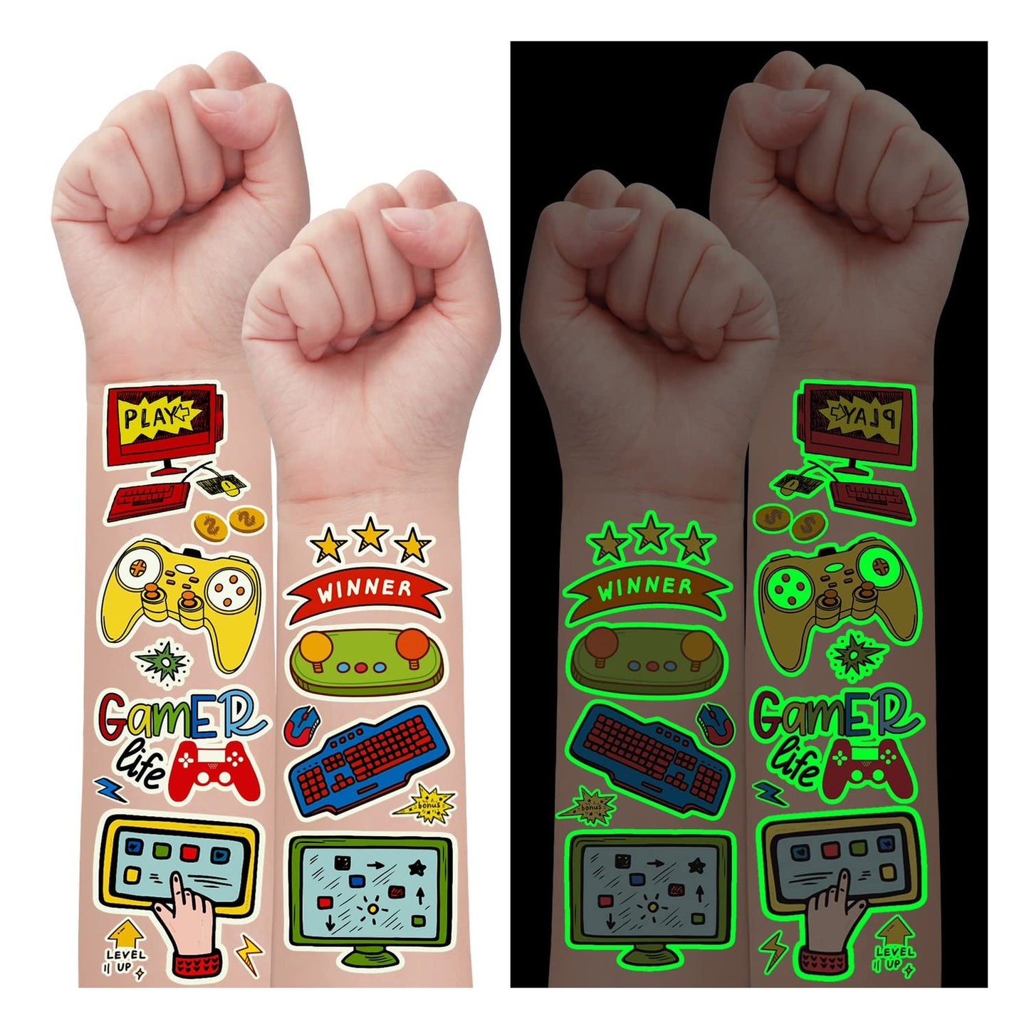Luminous Video Game Party Supplies for Kids
