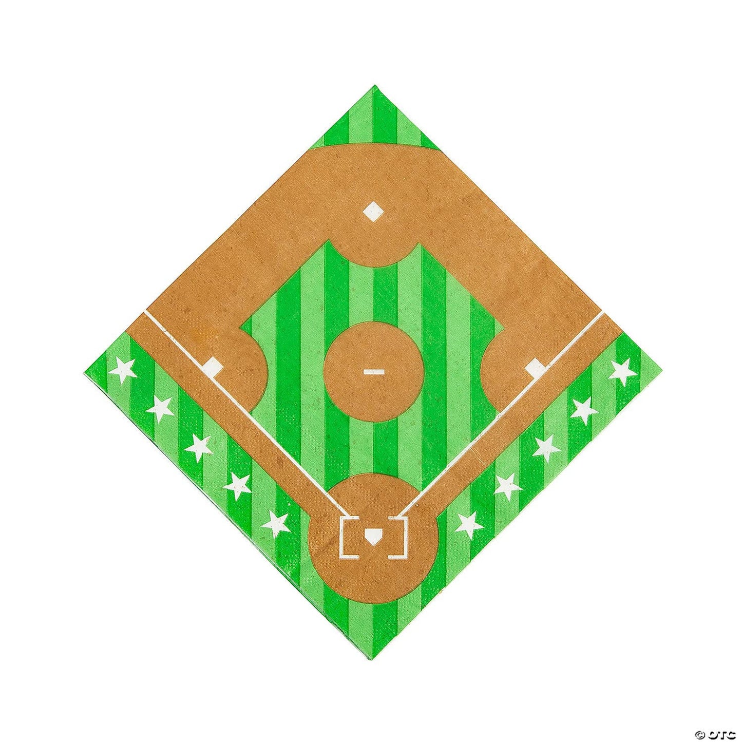 Baseball Lunch Napkins for Parties, 16 Pieces