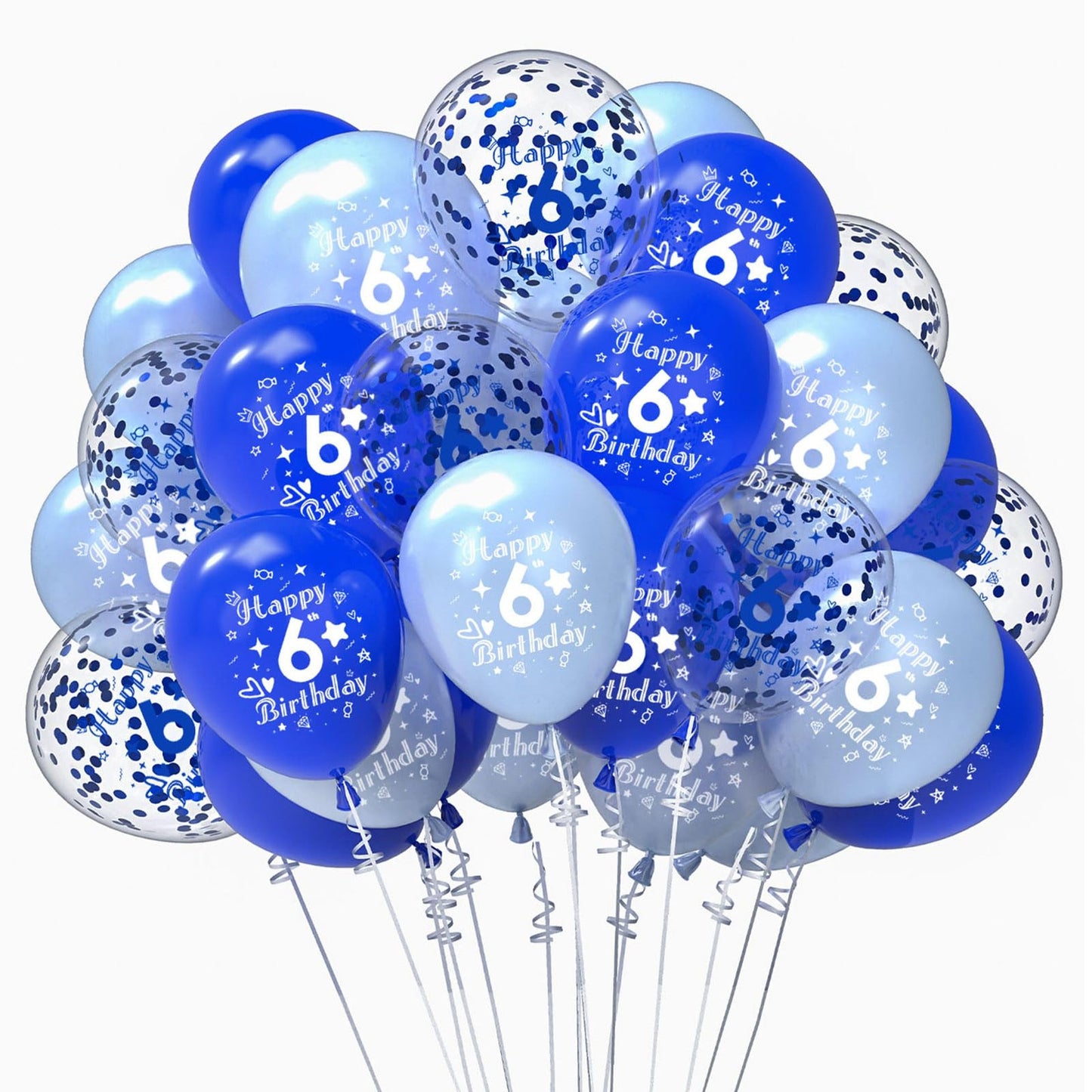 3rd Birthday Balloons Kit for Boy 12inch 34pcs