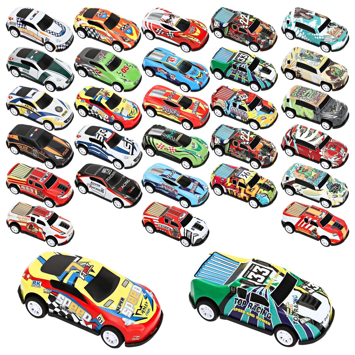 Mini Pull Back Cars Set for Parties and Gifts
