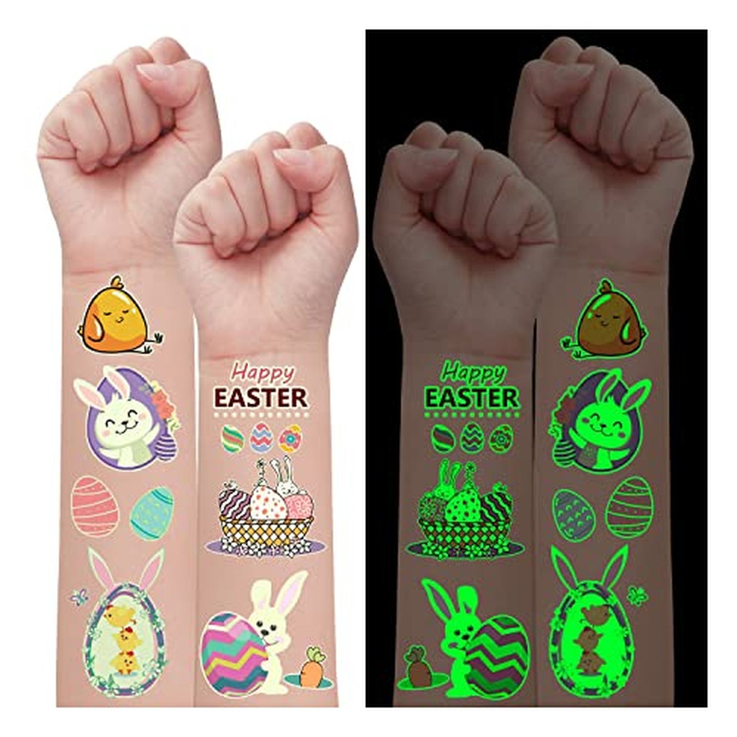 Luminous Temporary Tattoos for Kids Party Favors