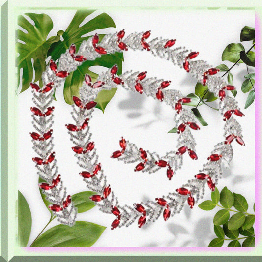 1 Yard 2.3cm Crystal Rhinestone Chain