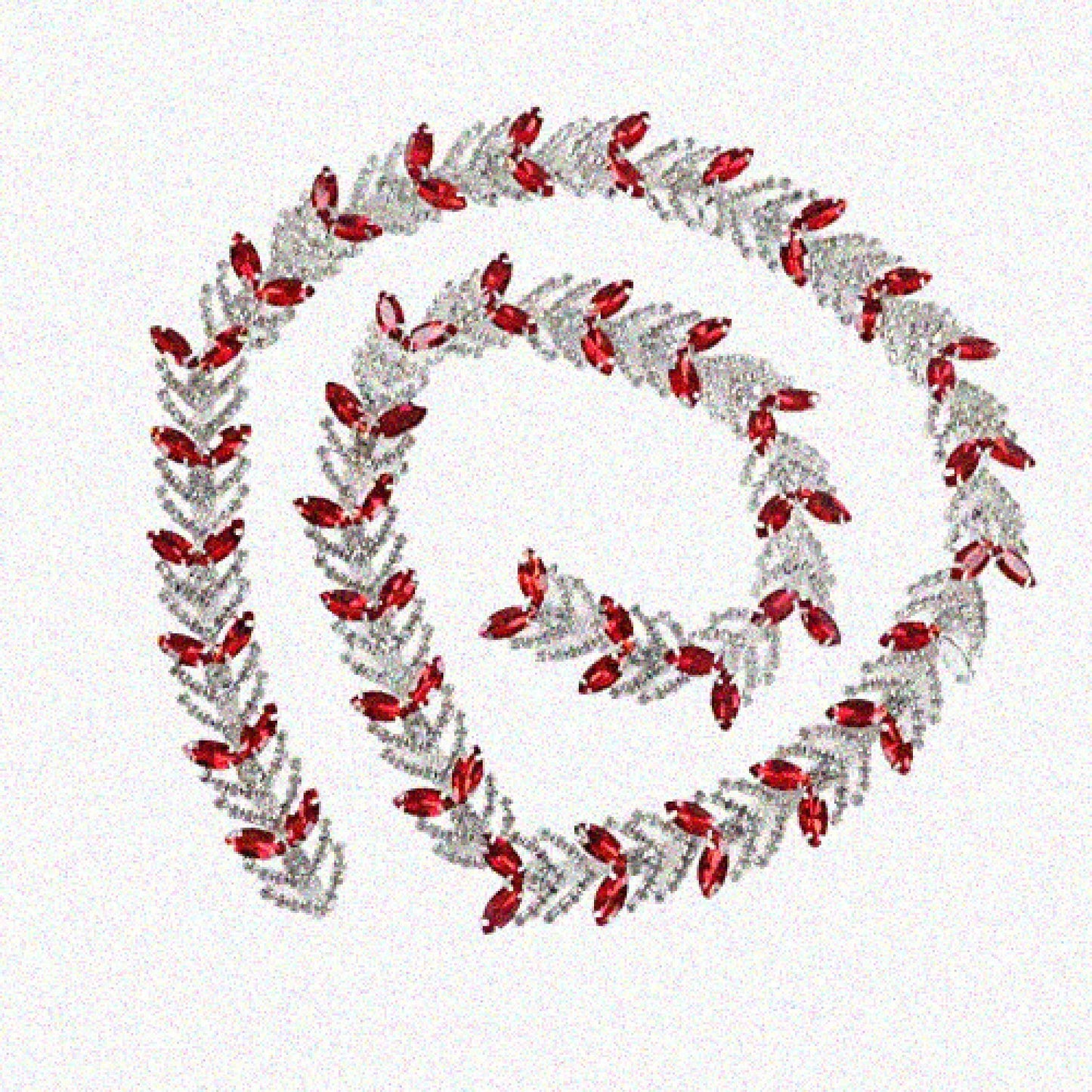 1 Yard 2.3cm Crystal Rhinestone Chain