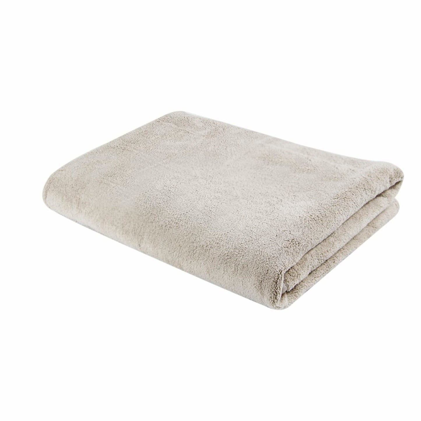 Coral Fleece Beach Towel Extra Large Khaki
