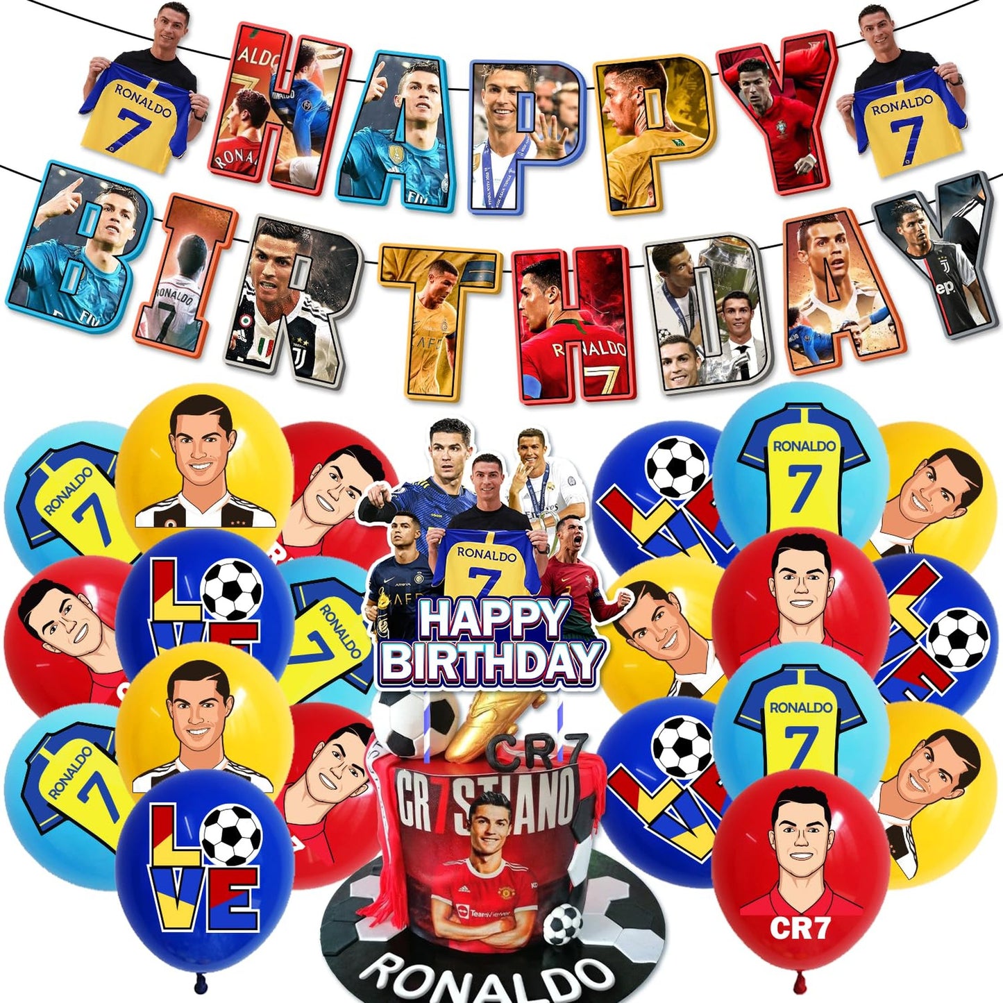 Soccer Birthday Party Decorations and Balloons