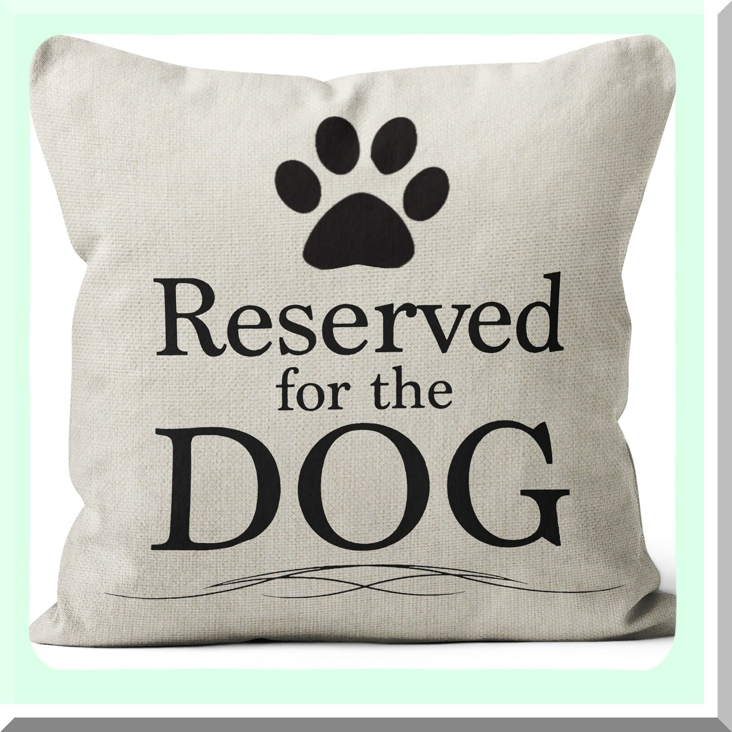 Pawsome Pup Pillow Covers - 18x18 Dog Pillow Case Set for Small Dogs - Cute Dog Owner Gifts for Women - Cozy Dog Pillows for Pet Lovers