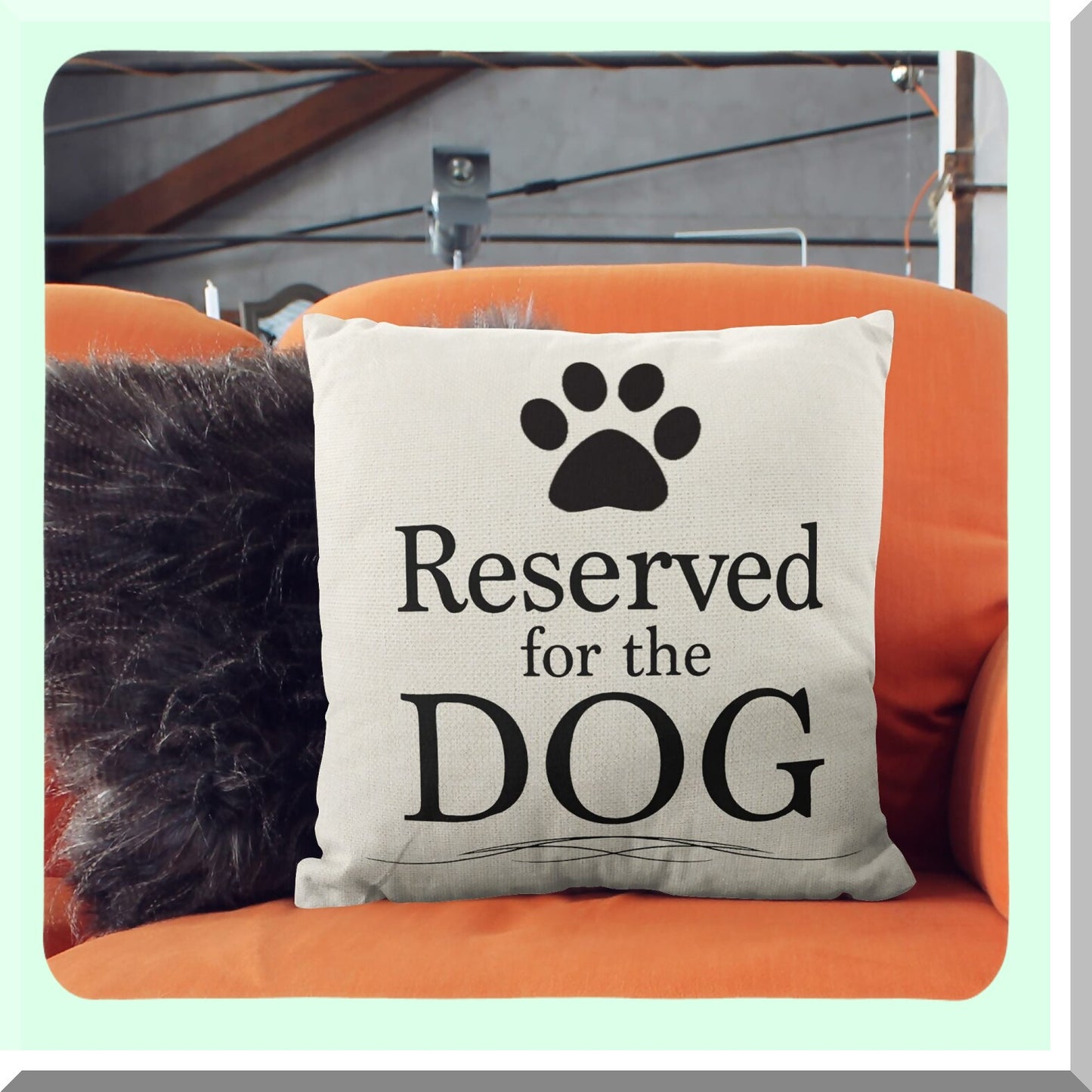 Pawsome Pup Pillow Covers - 18x18 Dog Pillow Case Set for Small Dogs - Cute Dog Owner Gifts for Women - Cozy Dog Pillows for Pet Lovers