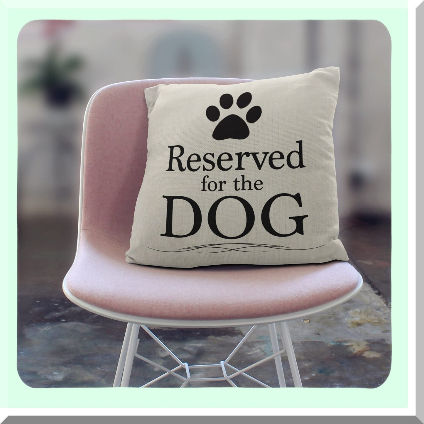 Pawsome Pup Pillow Covers - 18x18 Dog Pillow Case Set for Small Dogs - Cute Dog Owner Gifts for Women - Cozy Dog Pillows for Pet Lovers