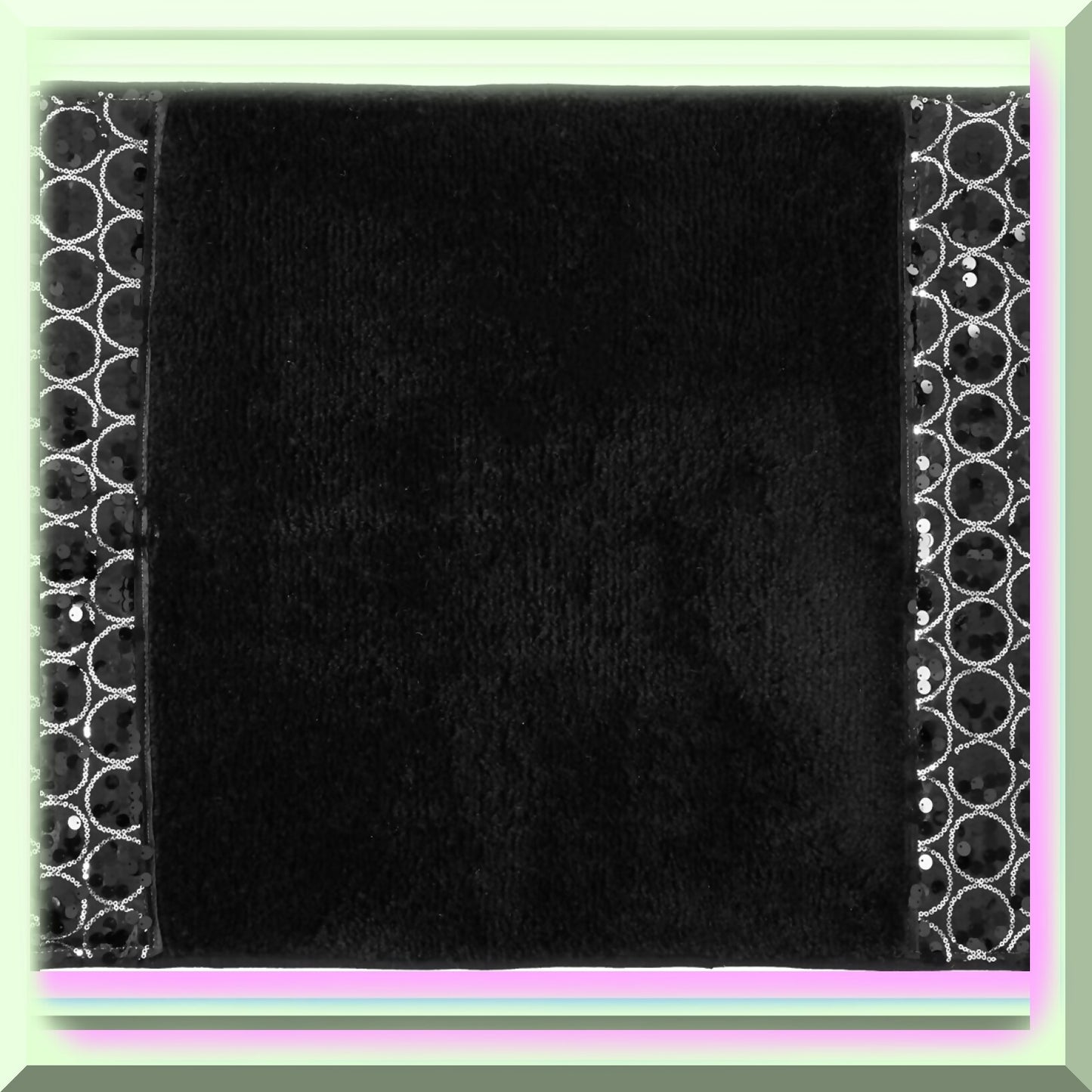 Sinatra Black Bathroom Rug 32" x 21"