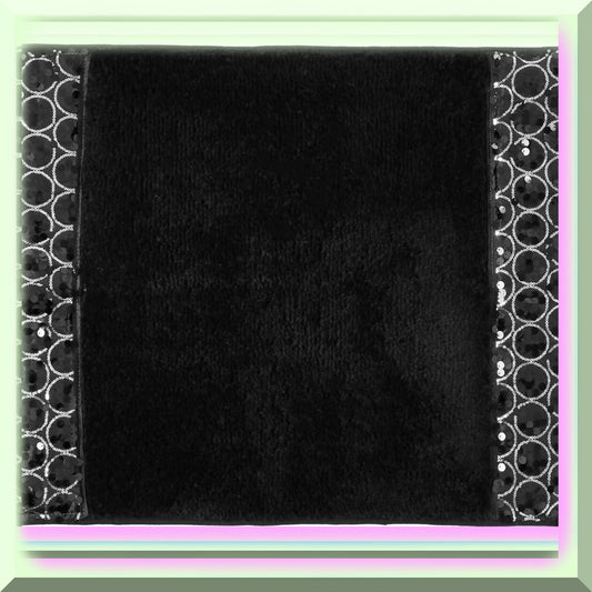 Sinatra Black Bathroom Rug 32" x 21"