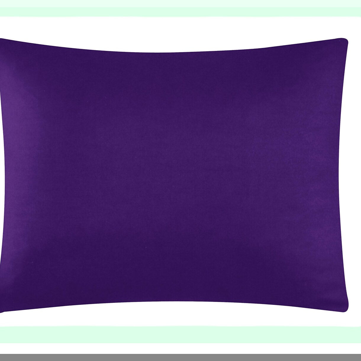 All Season Reversible Microfiber Comforter Set - Twin Size, Easy-Wash Lightweight Alternative Bedding in Bright Solid Purple. Ultra-Soft and Durable.