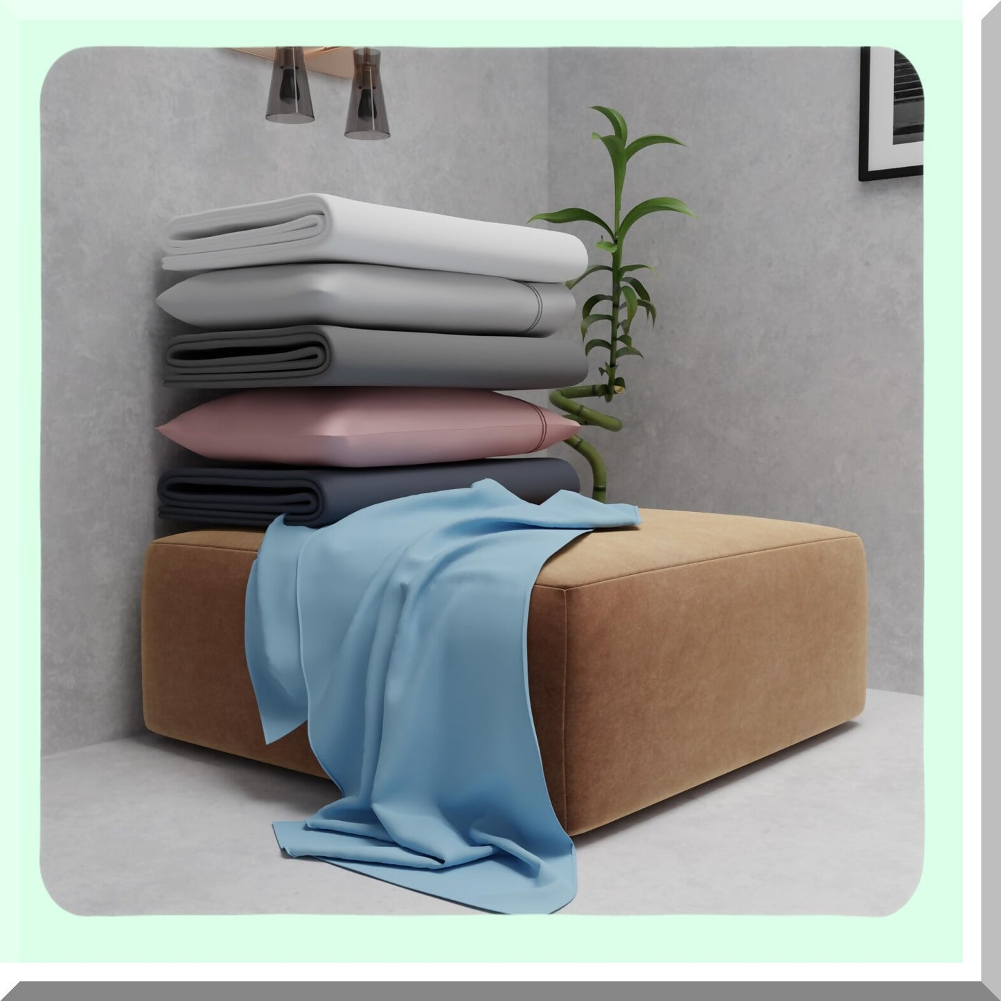 Midnight Navy Jersey Queen Bed Sheet Set - All Season 4Pc Knitted Bedding with Deep Pocket, Wrinkle Resistant Easy Care Sheets for Queen Size Bed