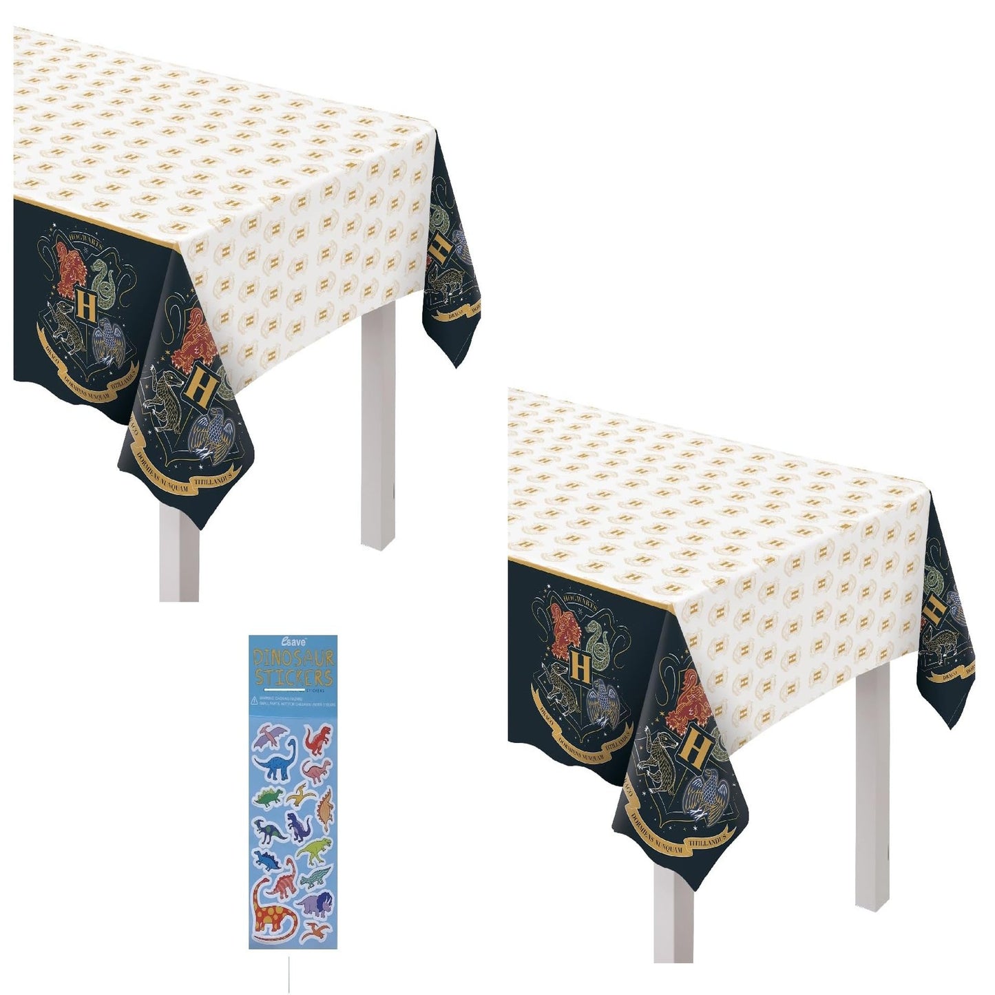 Wizarding World Birthday Party Pack - Harry Potter Hogwarts United Table Covers (2 Pack) - Magical Decorations for a Spellbinding Celebration!