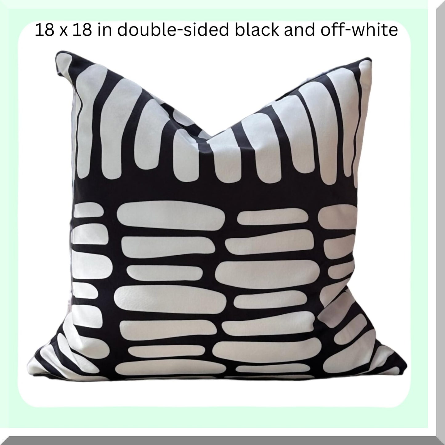 Boho Chic Velvet Throw Pillow Set - 18x18 Modern Abstract Cases - Textured Tufted & Printed Decorative Cushion Covers - Washable Indoor Outdoor Bedroom Couch Bed - Pack of 2