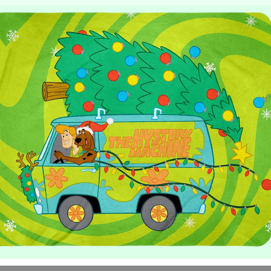 Mystery Machine Adventure Cozy Silk Touch Throw Blanket