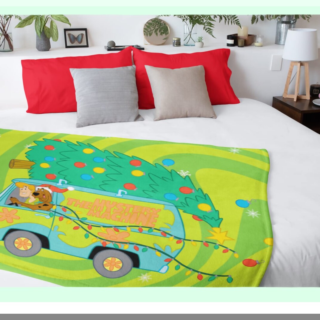Mystery Machine Adventure Cozy Silk Touch Throw Blanket
