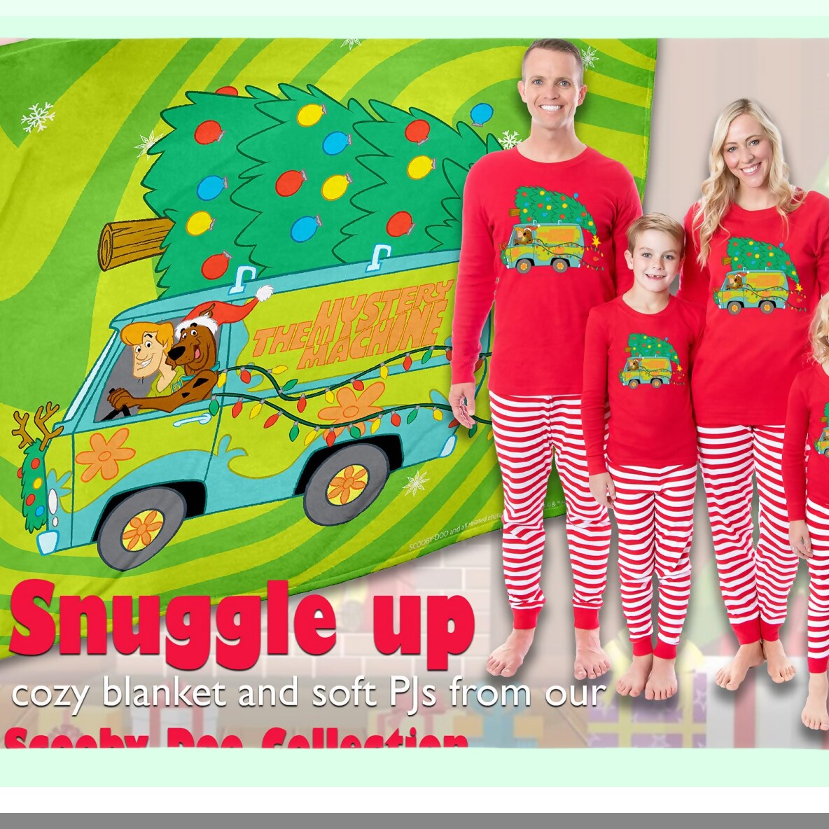 Mystery Machine Adventure Cozy Silk Touch Throw Blanket