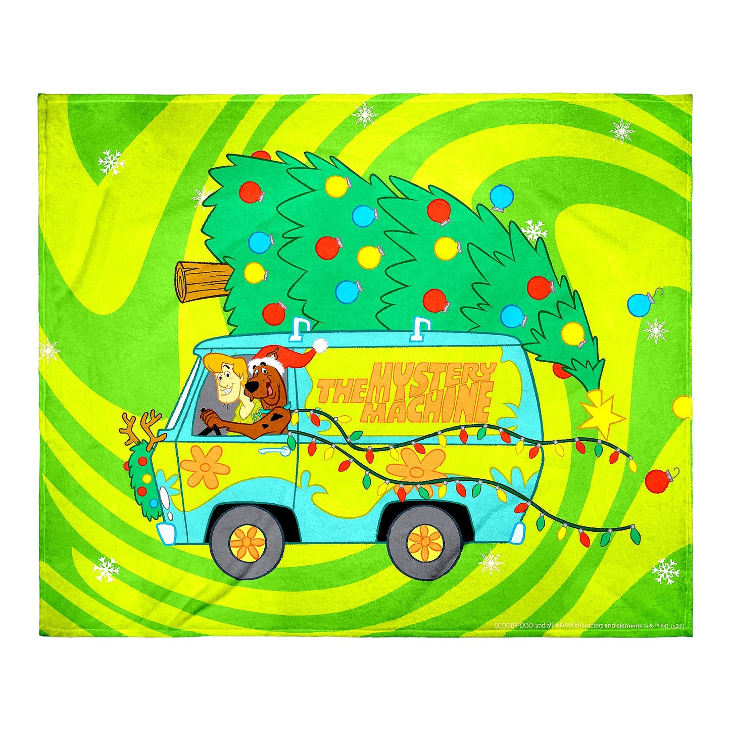 Mystery Machine Adventure Cozy Silk Touch Throw Blanket