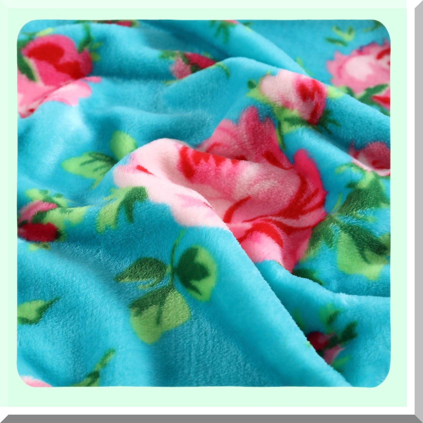UltraSoft Cozy Plush Fleece Blanket - Lightweight & Warm, Perfect for Bed or Couch, Twin Size, Bouquet Day Collection