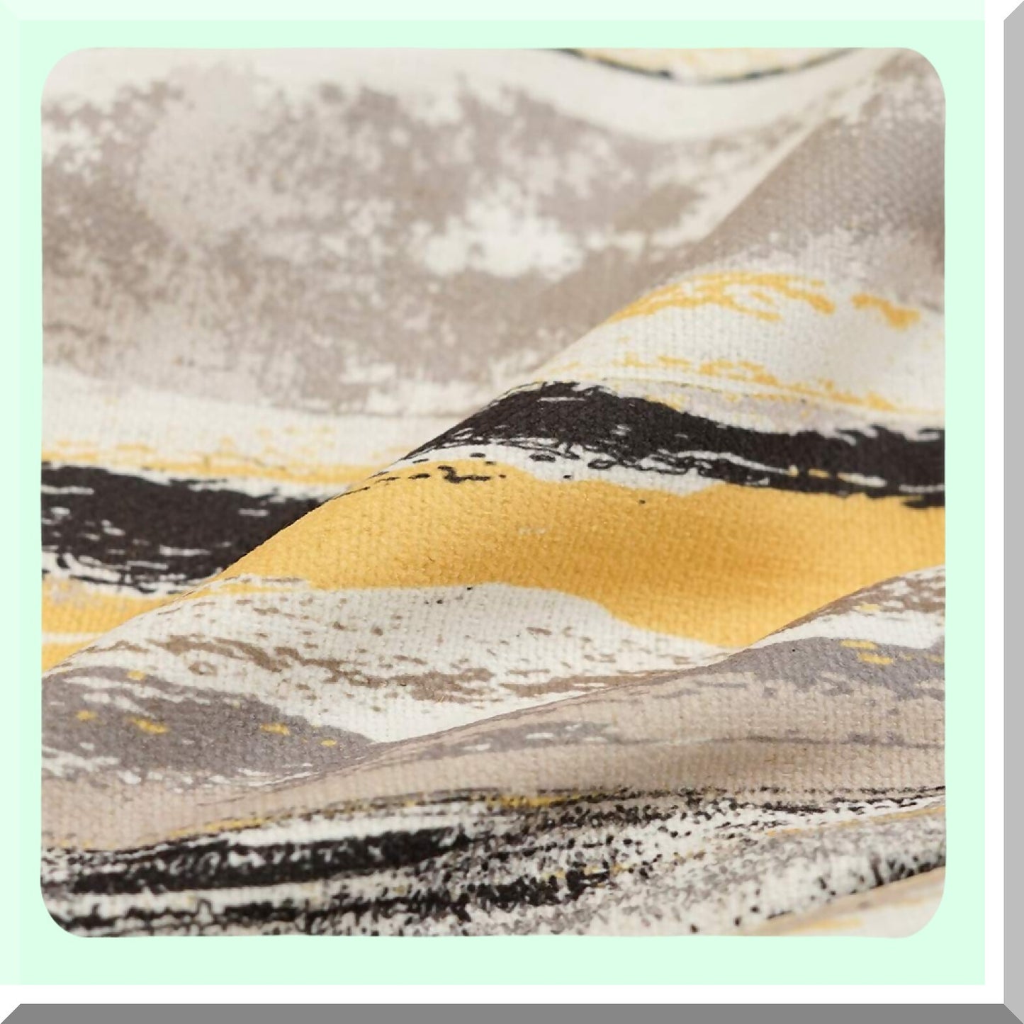 Modern Jacquard Striped Patchwork Cushion Covers - Yellow White Black Gray Throw Pillow Case Shell for Couch Sofa Home Decoration - 18 X 18 Inches