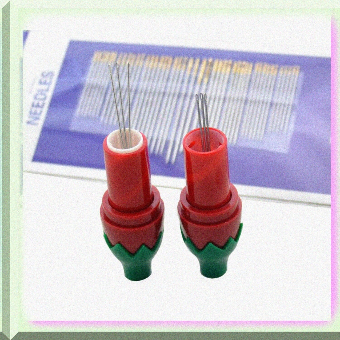 3PCS Chili Shaped Needle Storage Containers