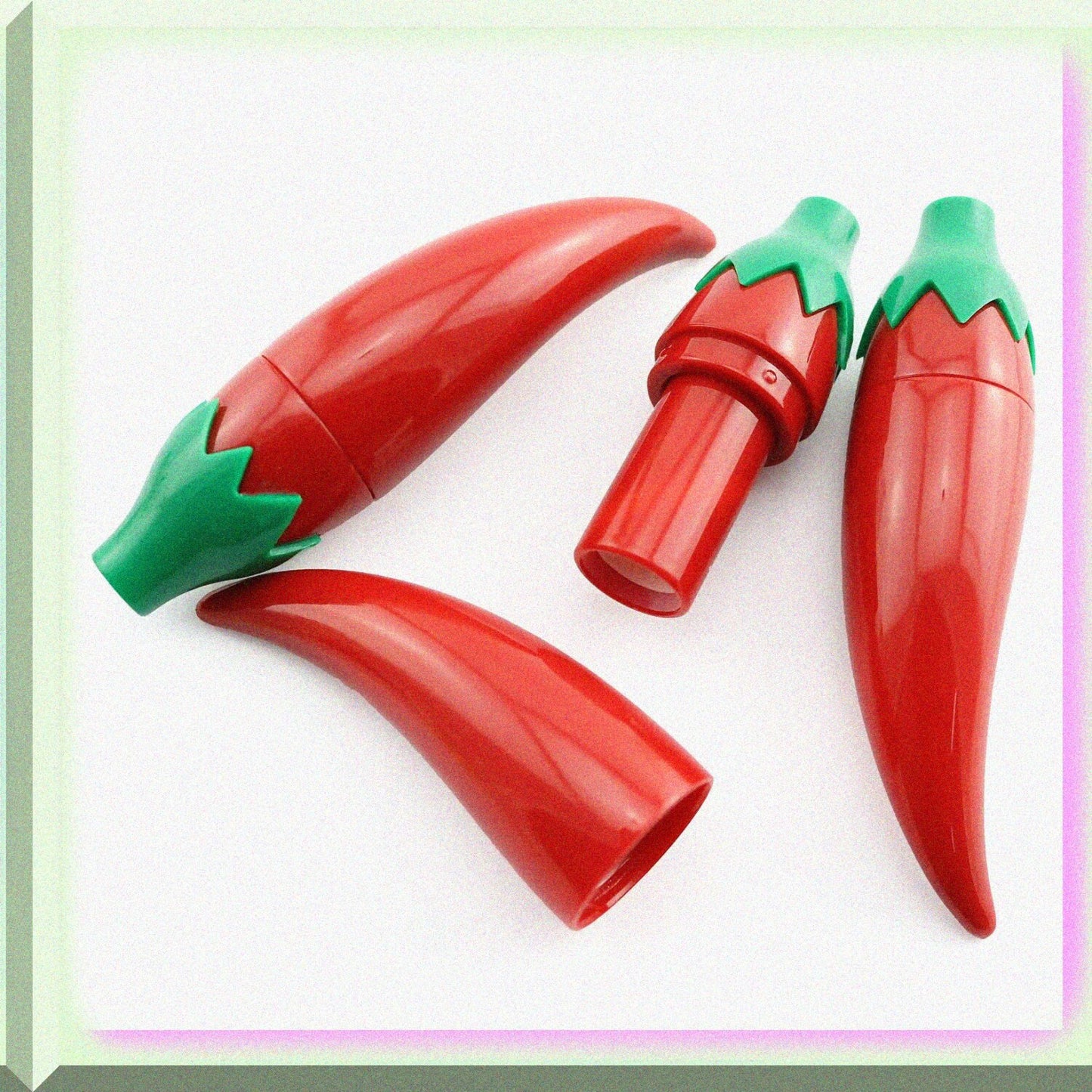 3PCS Chili Shaped Needle Storage Containers