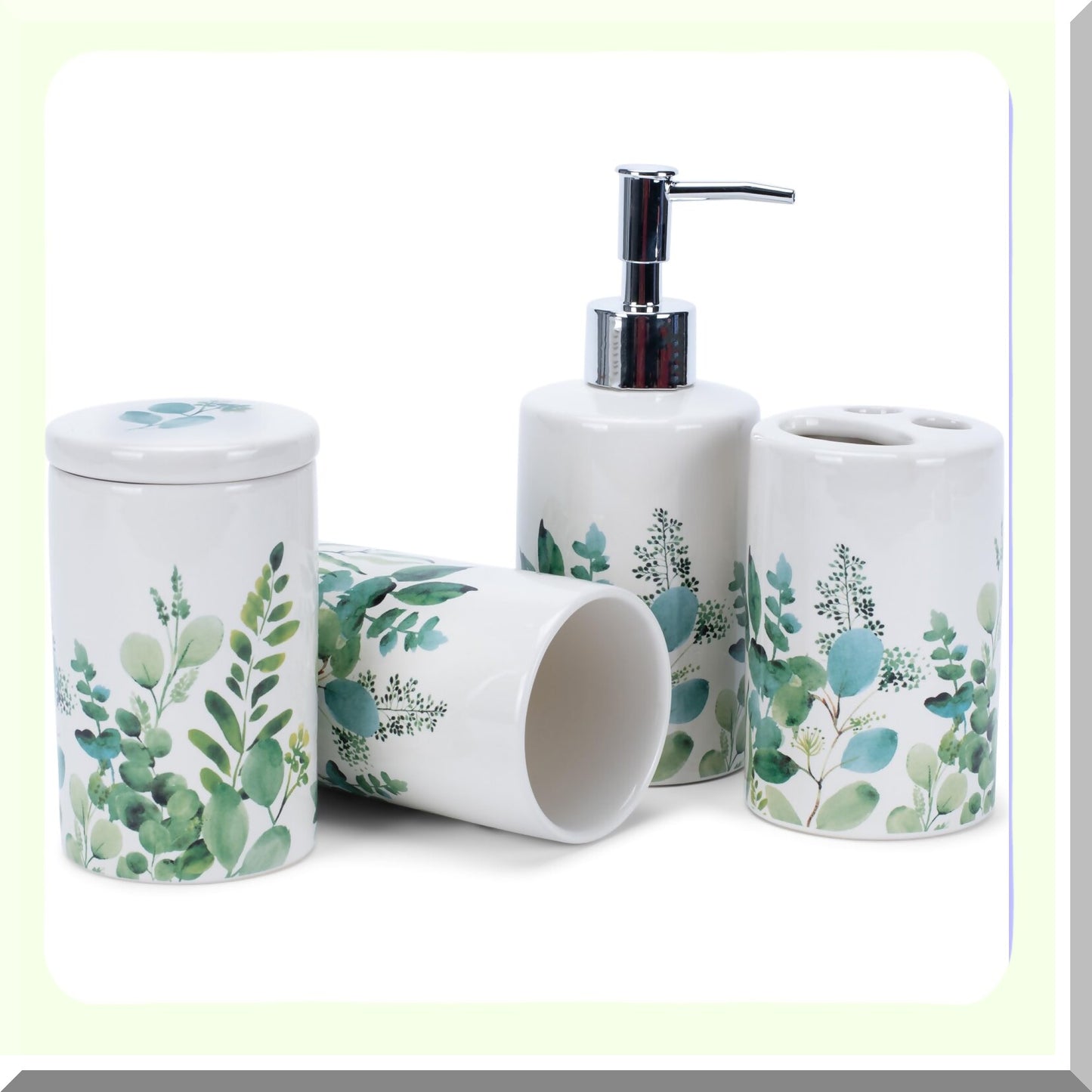 Ceramic Bathroom Accessories Set of 4