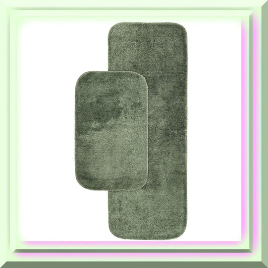 Nylon Bathroom Set 2-Piece Deep Fern