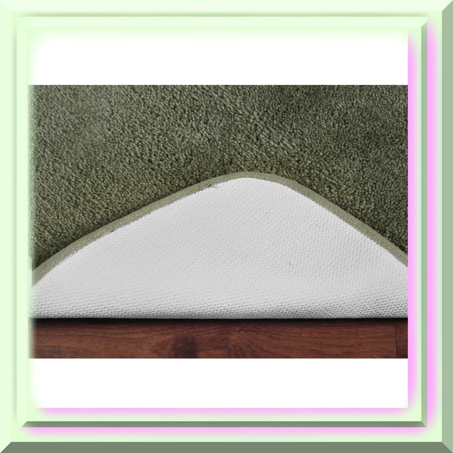 Nylon Bathroom Set 2-Piece Deep Fern