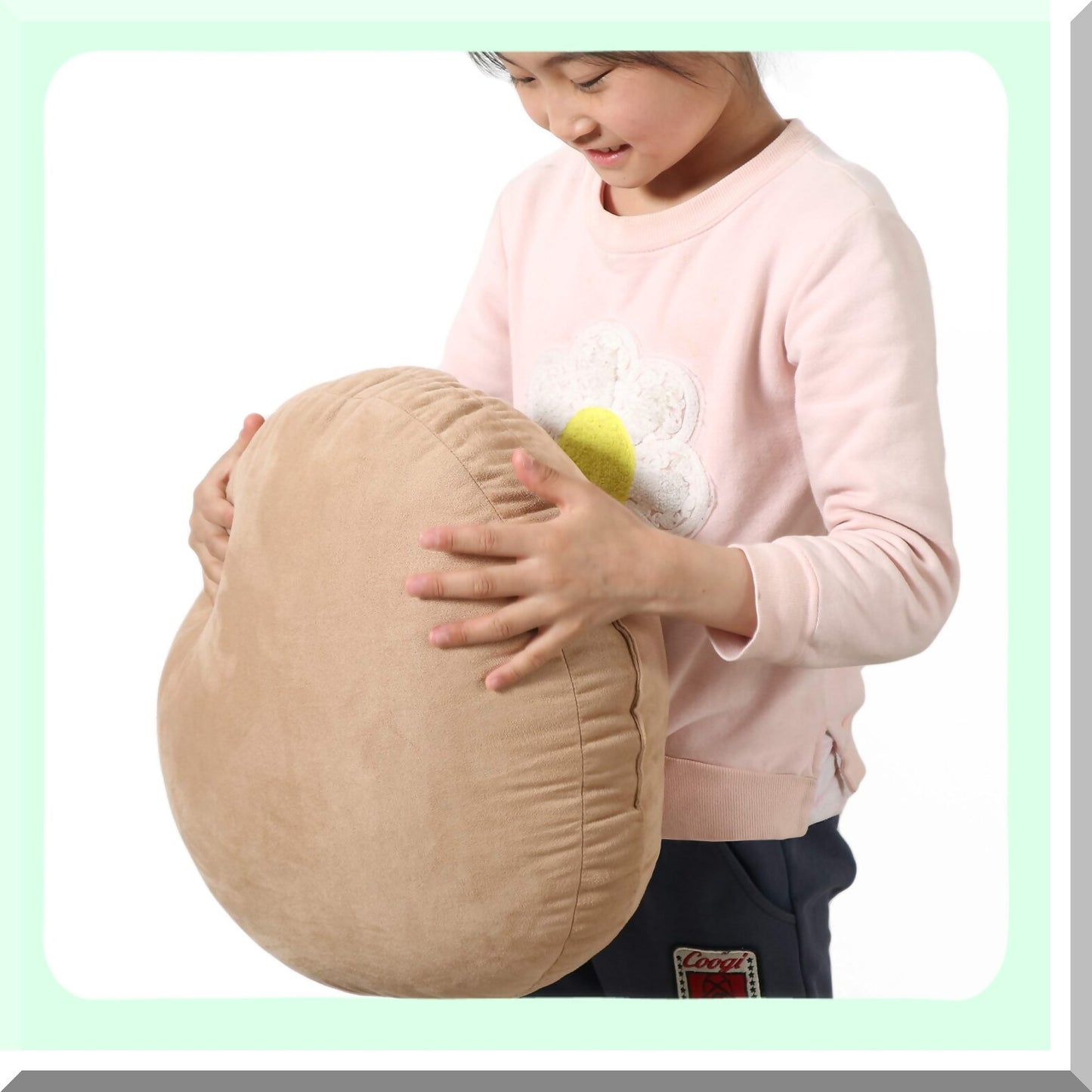 UltraFluff Round Pillow - Super Soft Down-Like Polyester Filling Decorative Circle Cushion for Couch Bed Sofa Office Car - 16x16 Inches Khaki - 1 Piece