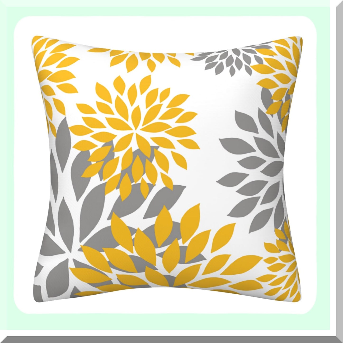 Geometric Sunburst Pillow Covers - Set of 4 18x18 Modern Decorative Outdoor Sofa Throw Cushion Cases for Living Room, Bedroom, Patio Furniture & Home Decor