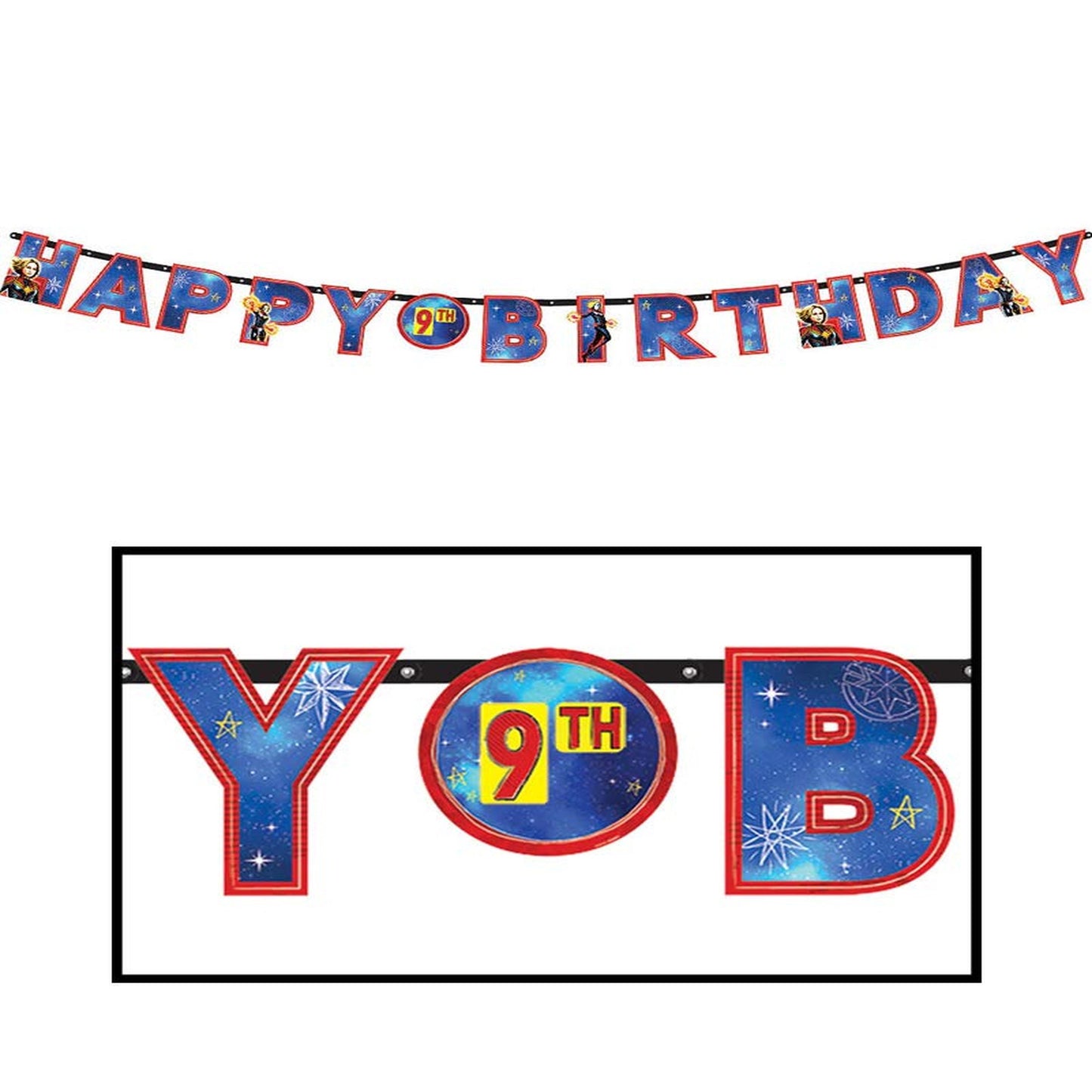 Superhero Birthday Banner Kit for Kids