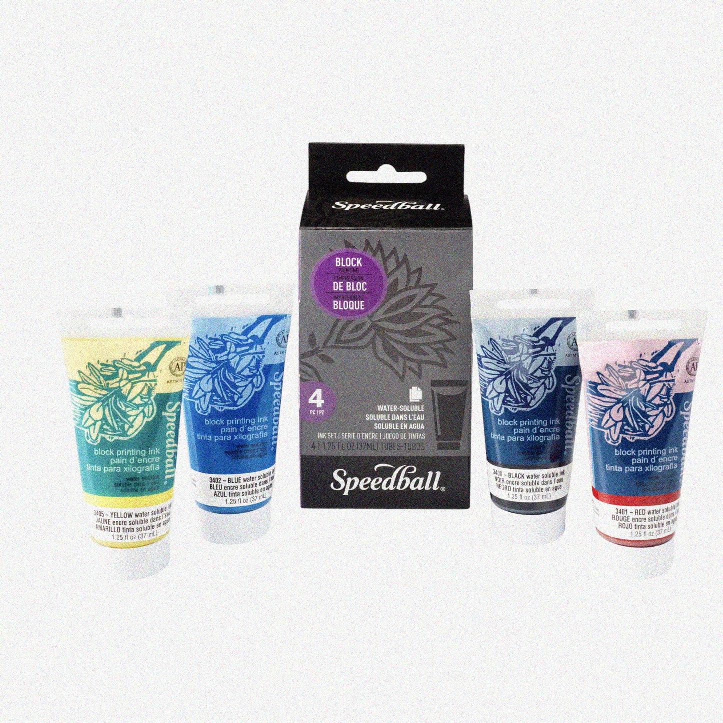 Water-Soluble Ink Set 4 Colors 1.25oz